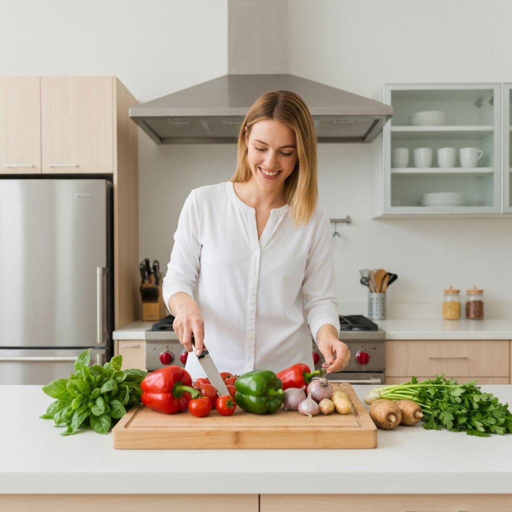 Gesunde Mahlzeitenzubereitung